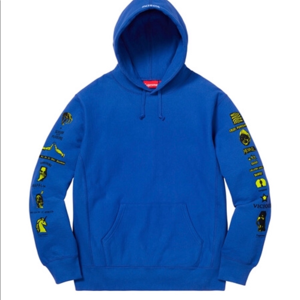 Supreme Menace hoodie Royal